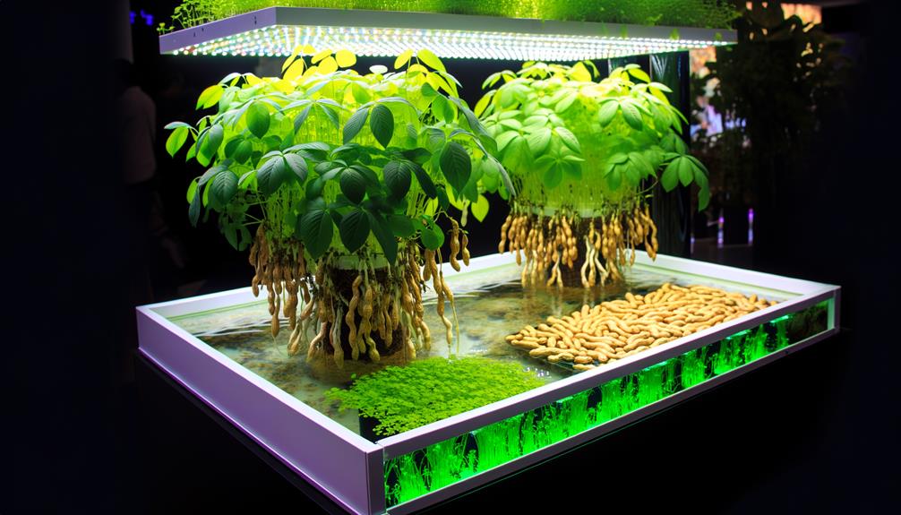 hydroponic peanut farming advantages