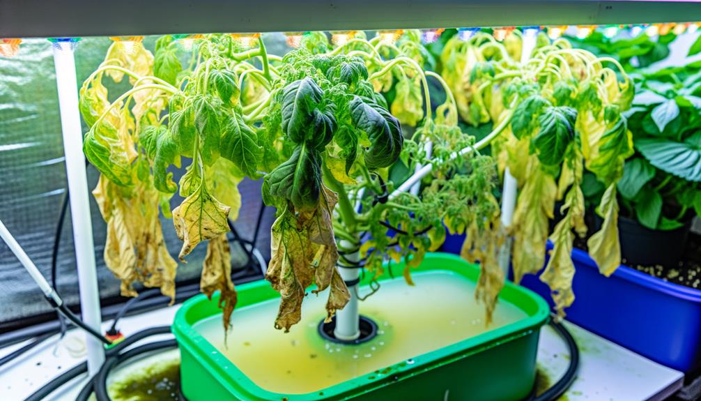 hydroponic plant growth issues