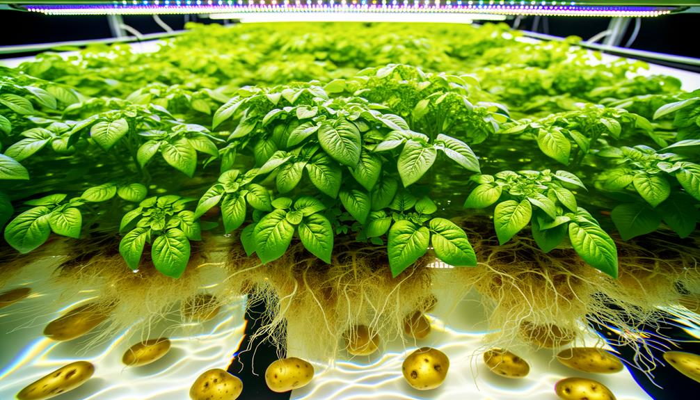 hydroponic potato cultivation possible