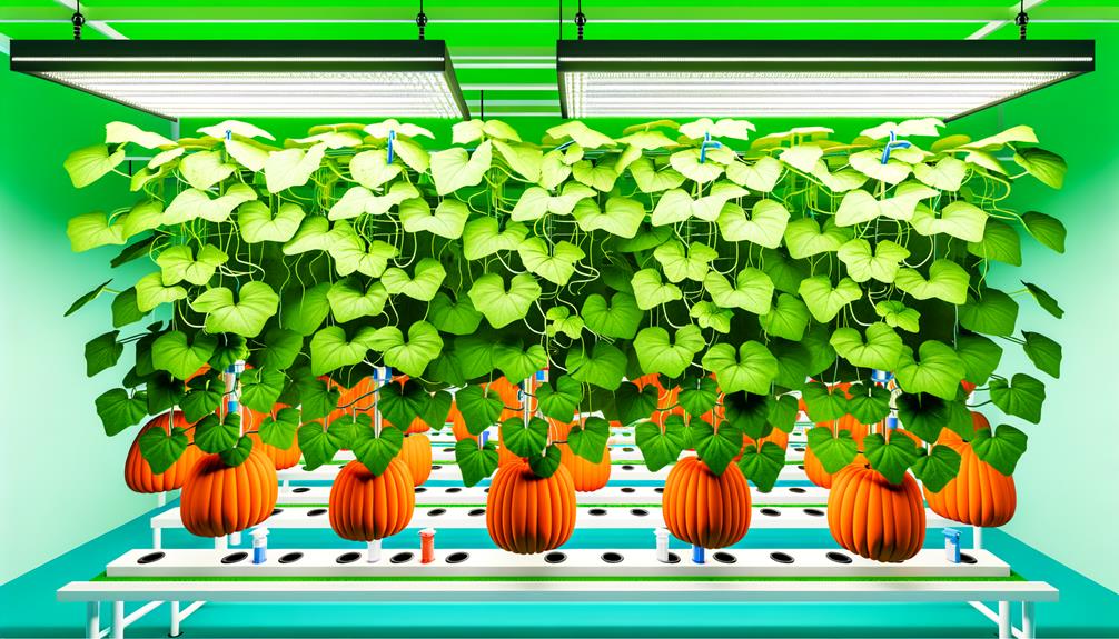 hydroponic pumpkin cultivation possible