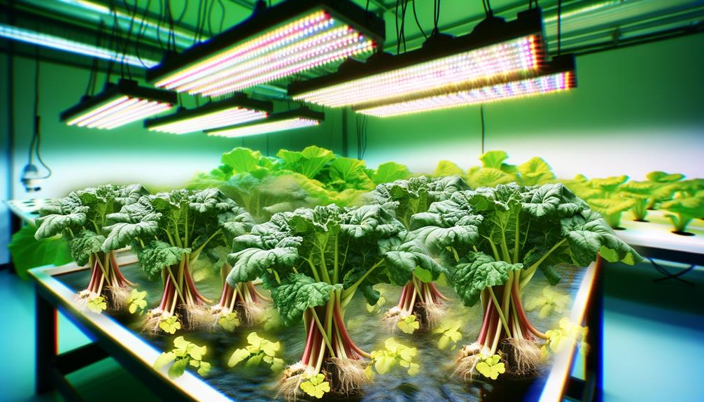 hydroponic rhubarb cultivation possible