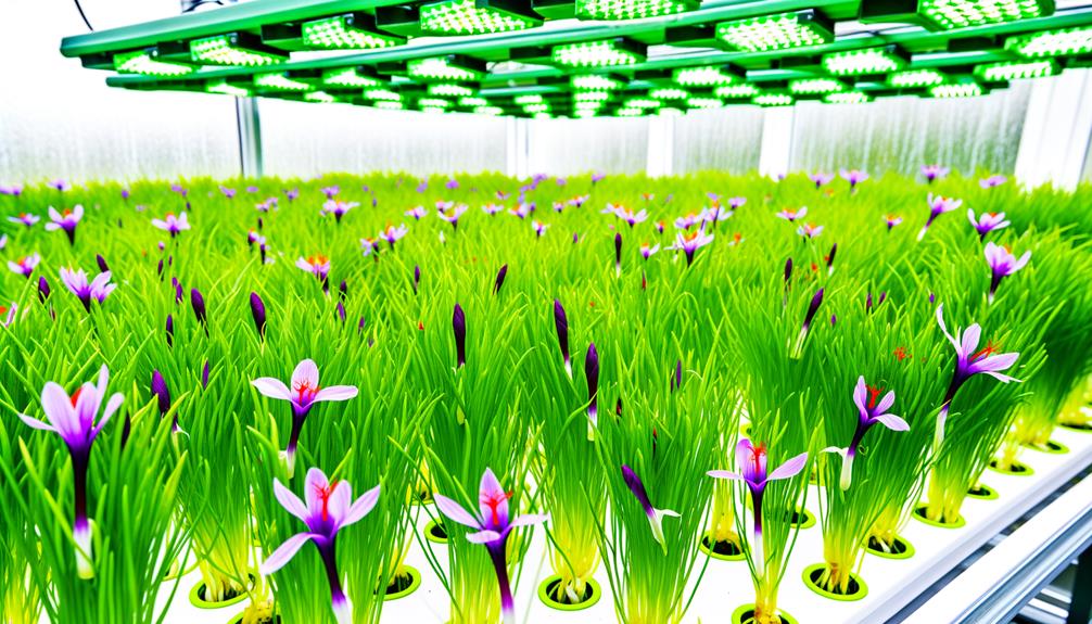 hydroponic saffron cultivation possibilities