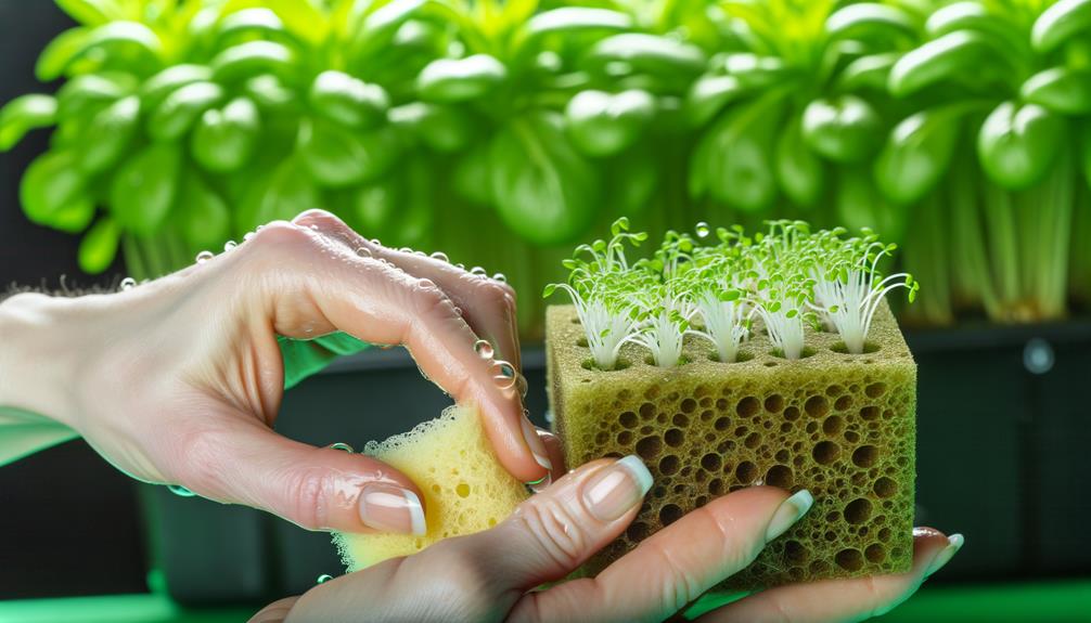 hydroponic sponges reuse possibilities