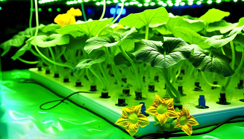 hydroponic squash cultivation advantages