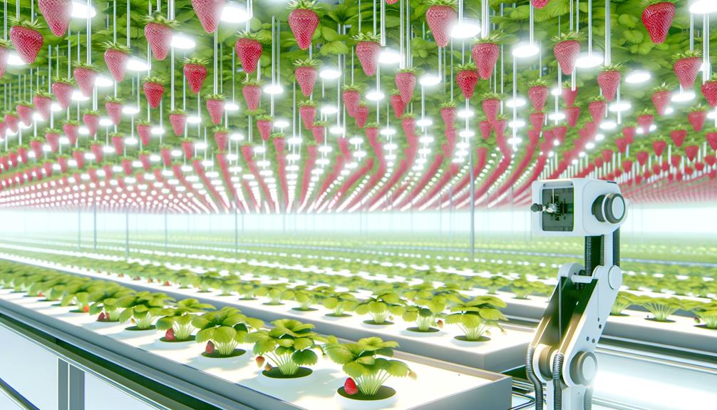 hydroponic strawberries promising future