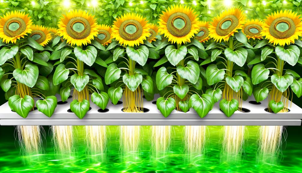 hydroponic sunflower cultivation advantages