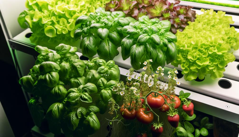 hydroponic system crop varieties