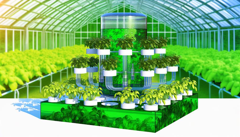 hydroponic system water usage