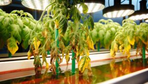 hydroponic tomatoes wilting issues