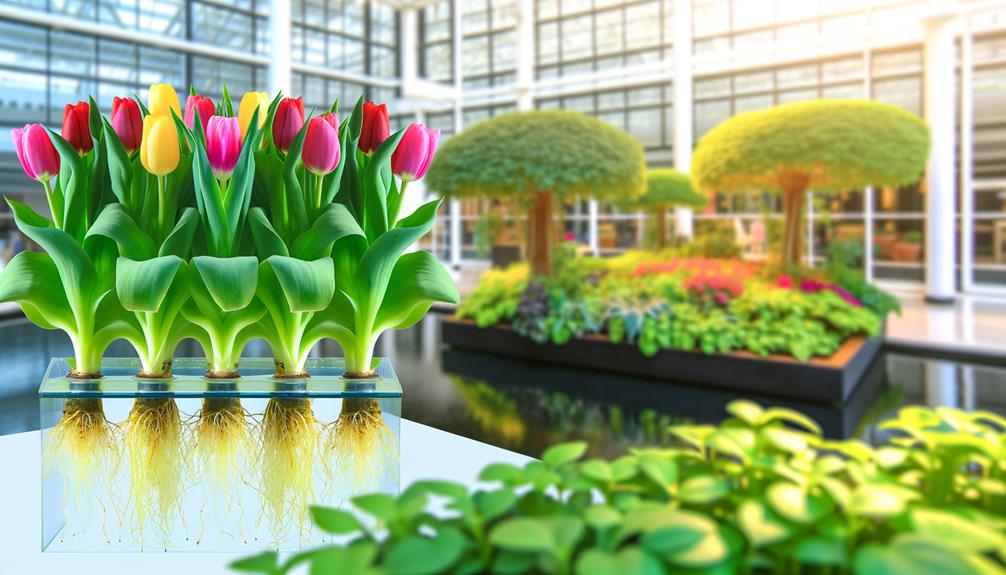 hydroponic tulip cultivation possible