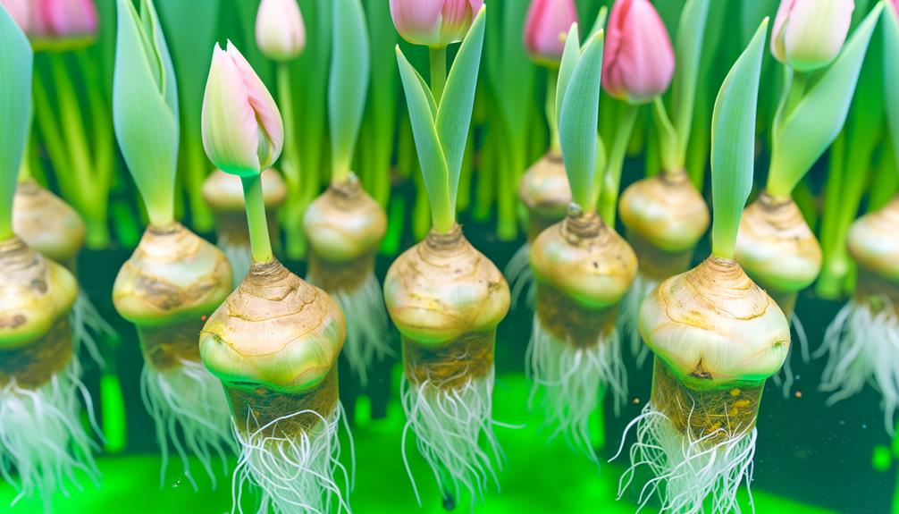 hydroponic tulip growth insights