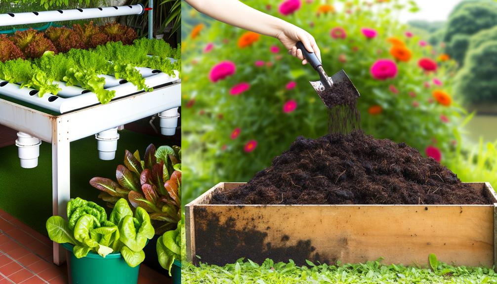 hydroponic wastewater composting techniques