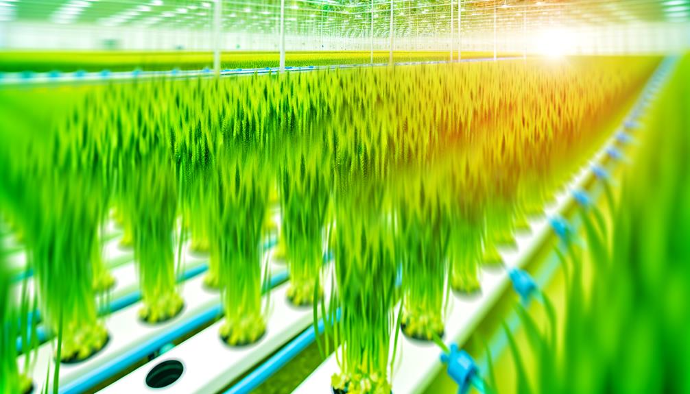 hydroponic wheat cultivation possible