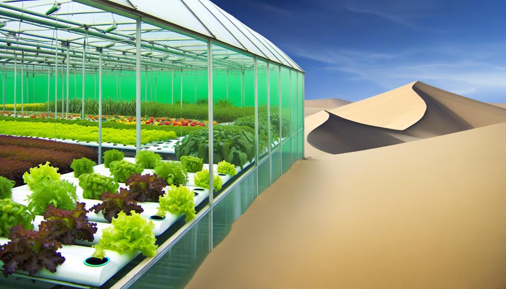 hydroponics benefits arid climates