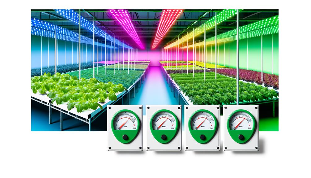 hydroponics electricity consumption varies