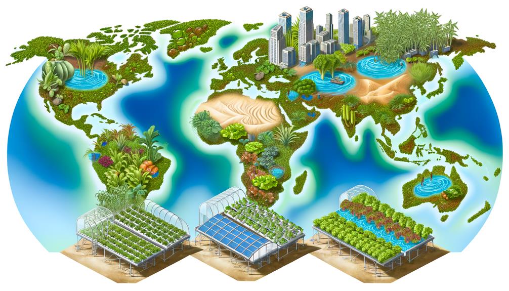 hydroponics utilized globally today