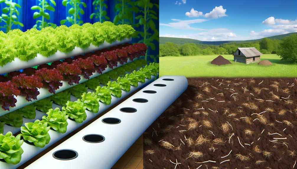 hydroponics versus organic farming