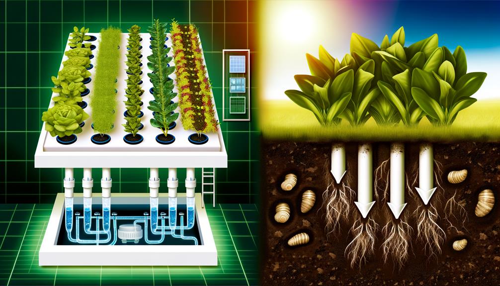 hydroponics versus organic gardening