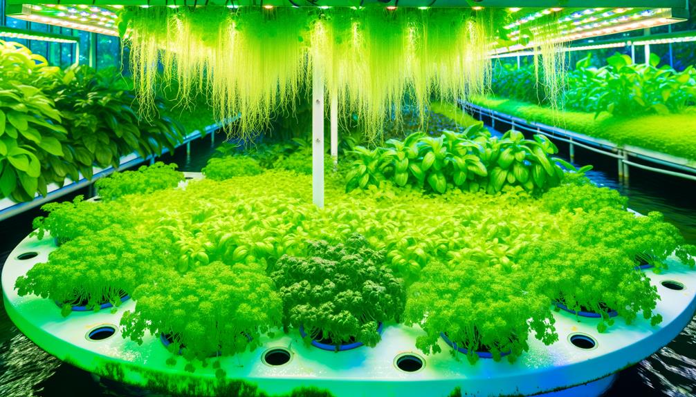 indoor hydroponic plant growth