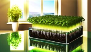 indoor hydroponic sprout cultivation