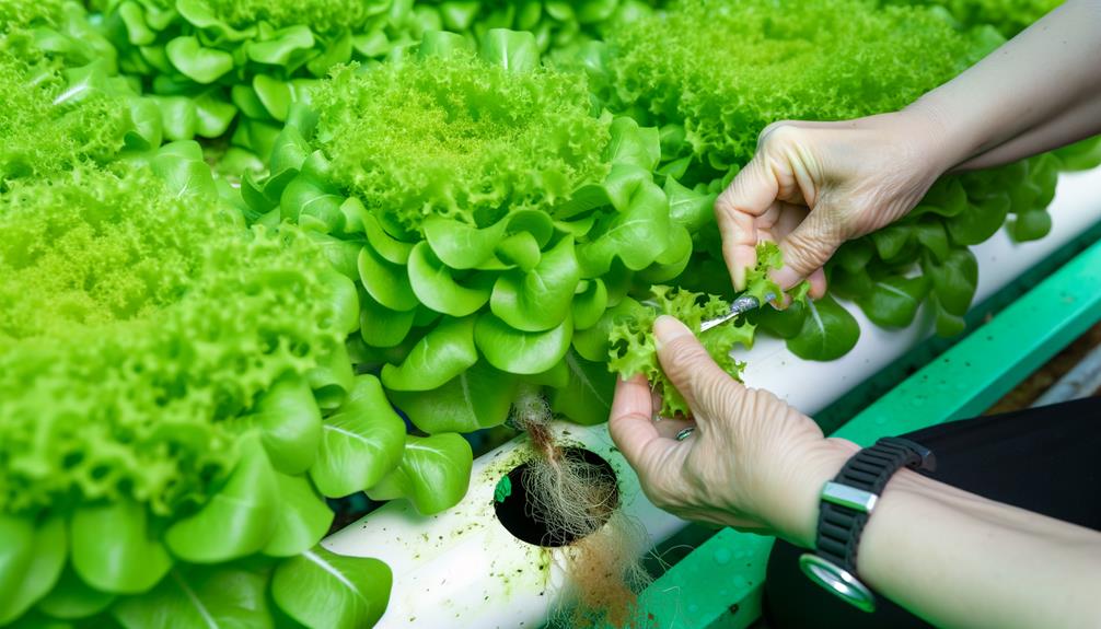 lettuce care and harvesting