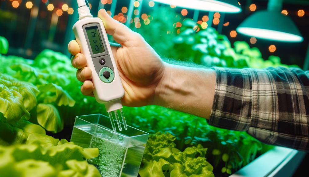 measuring electrical conductivity levels