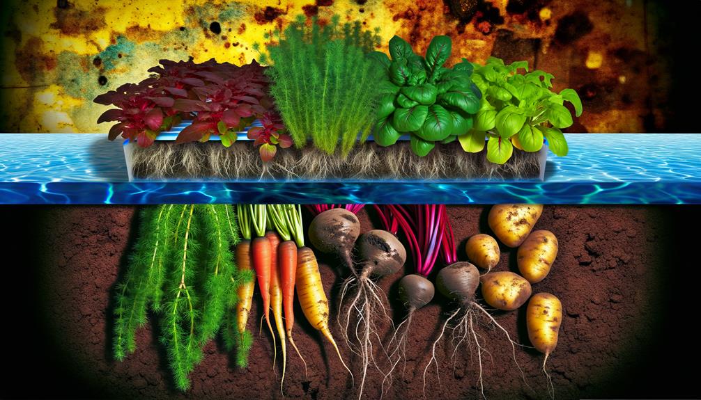 nutrient rich underground crops