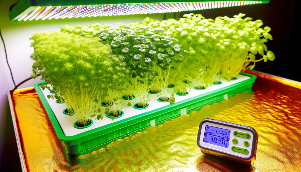 optimal hydroponic growth temperature