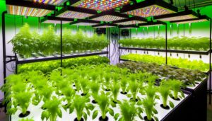 optimal hydroponics lighting setup