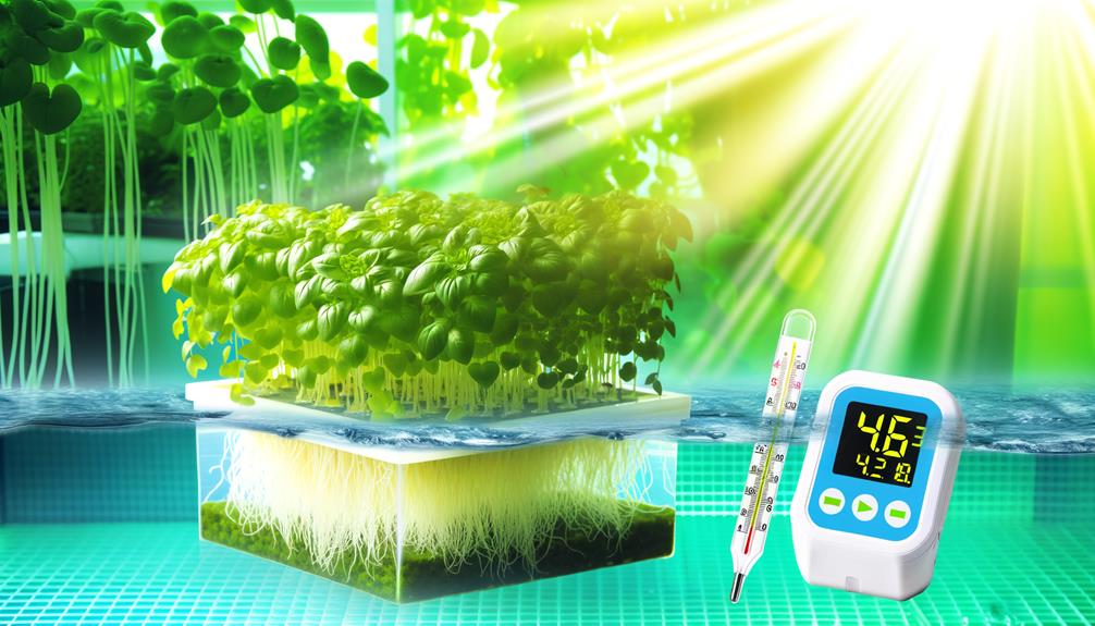 optimal hydroponics water temperature