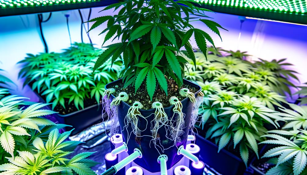 optimal pot size hydroponics