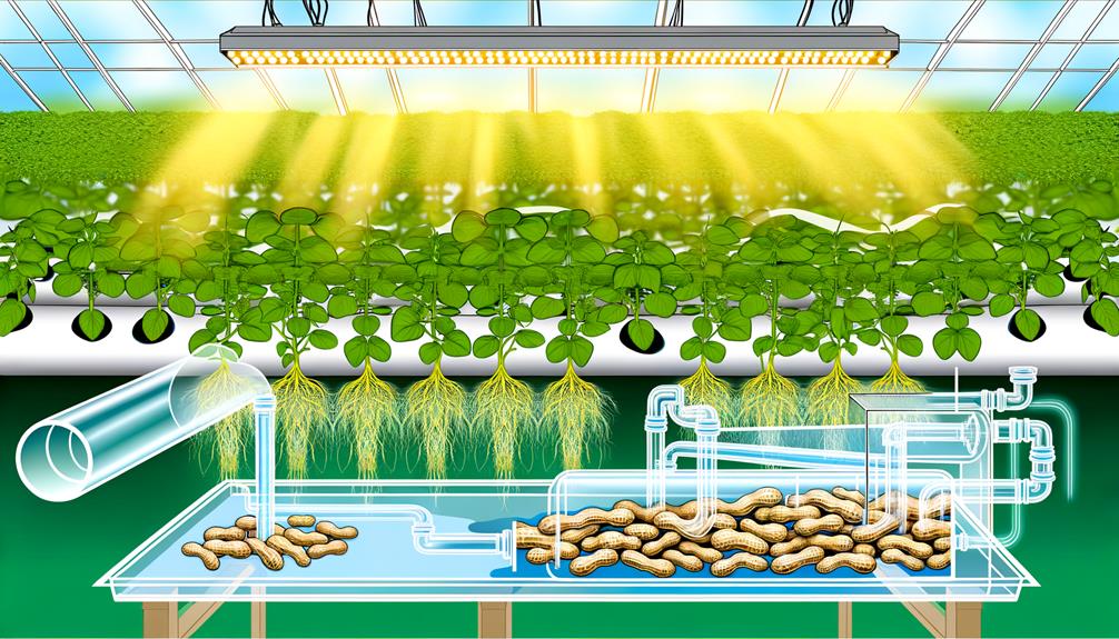 peanut cultivation in hydroponics