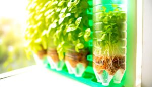 plastic bottle hydroponic system