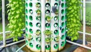 pvc pipe hydroponic tower