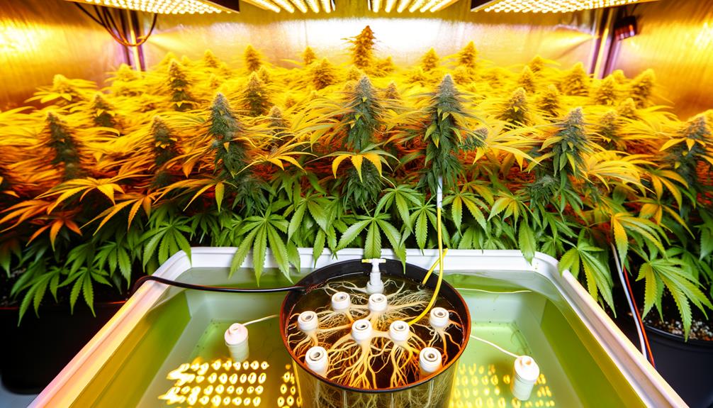 soil less cannabis cultivation method