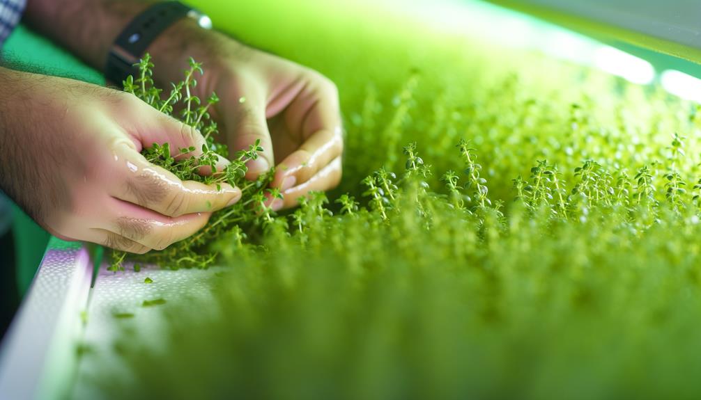 thyme harvesting techniques explored