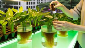 using hydroponic liquid fertilizer