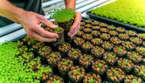 using hydroponic net pots