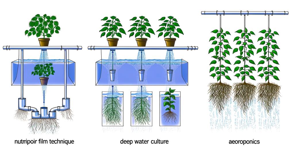 various hydroponic system types