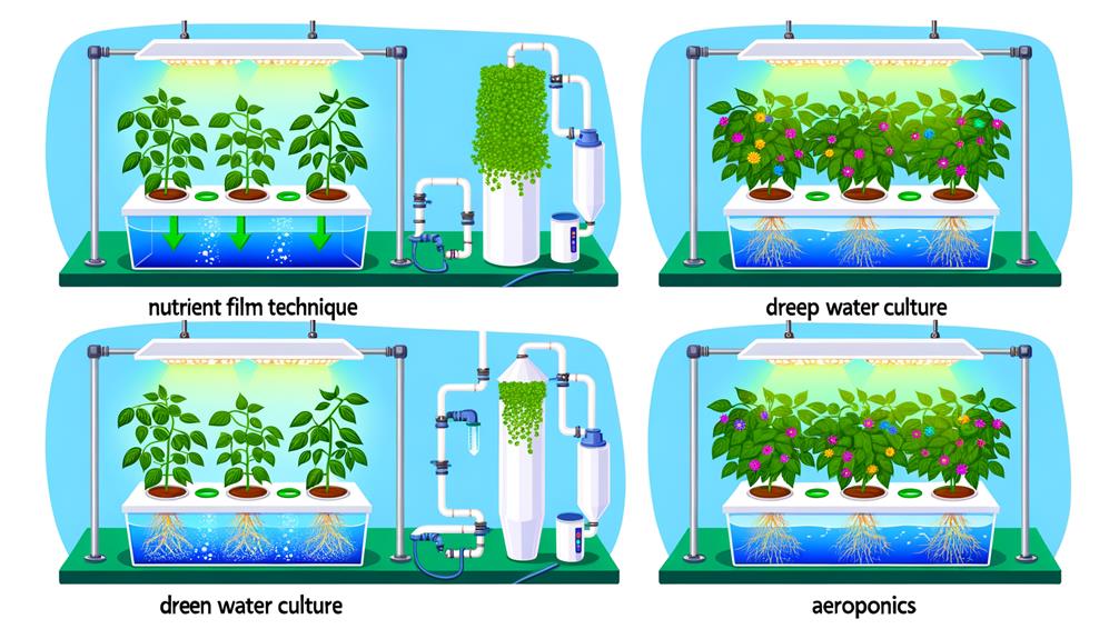 various hydroponic system types