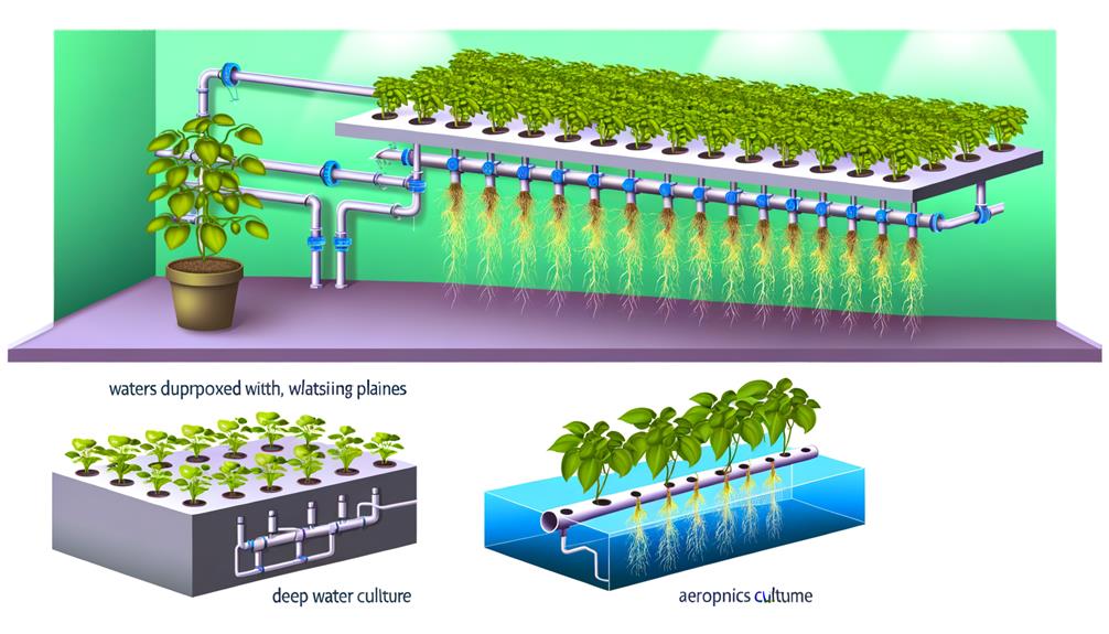 various hydroponic system types