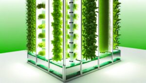 vertical soil less gardening system