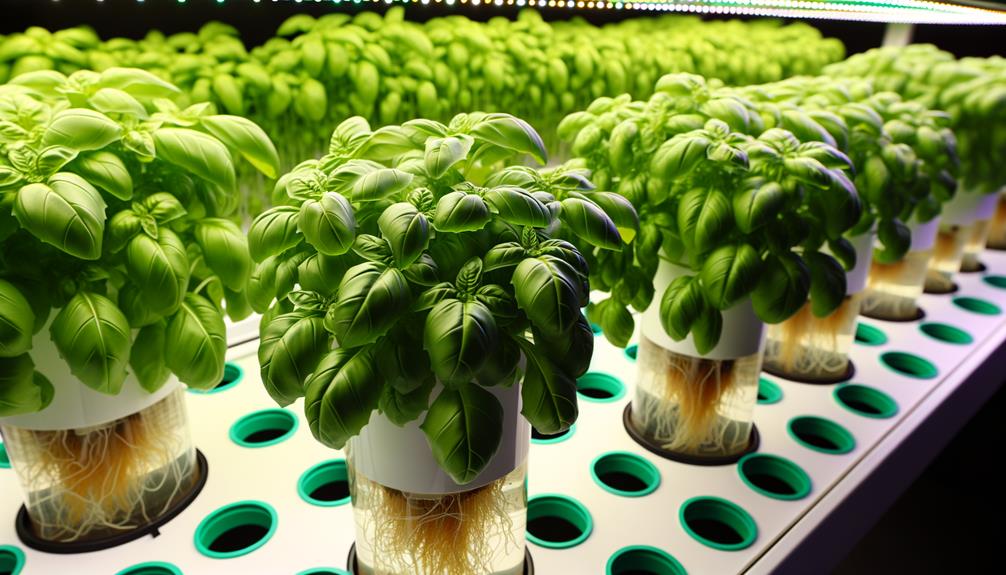 yes hydroponic basil cultivation